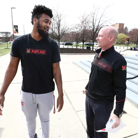 Donta Scott and Kevin Willard