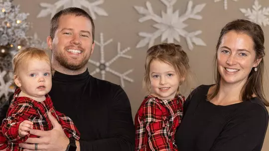 Shane Hall with family