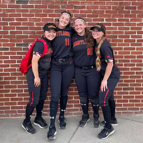 Taylor Liguori with teammates