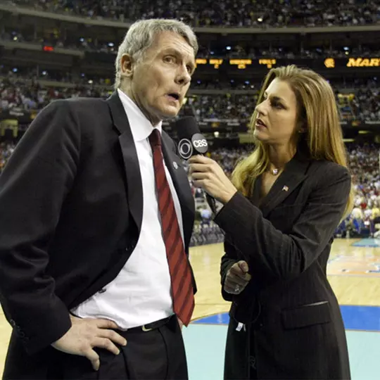 Gary Williams and Bonnie Bernstein