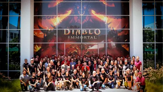 Abigail Bentz at the Diablo Immortal launch event