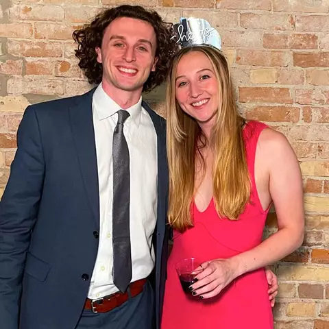 Abigail Bentz with her boyfriend