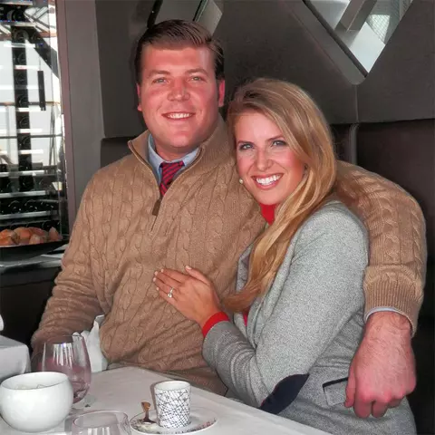 Will Yeatman with his wife