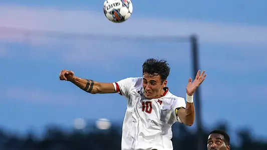 Forward Stefan Copetti (10)Maryland Terrapins vs. Marshall University at Ludwig Field in College Park, MD on Friday, Aug. 19, 2022. Mackenzie Miles/Maryland Terrapins