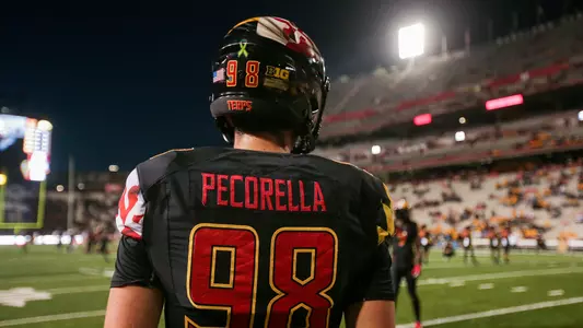 Maryland Terrapins vs. No. 5 Iowa Hawkeyes at Capital One Field at Maryland Stadium in College Park, MD on Friday, Oct. 1, 2021. Taylor McLaughlin/Maryland Terrapins