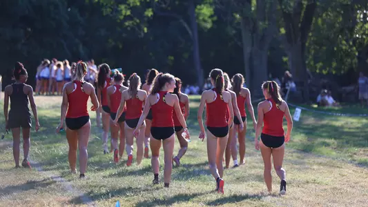 Cross country team shot at Goucher