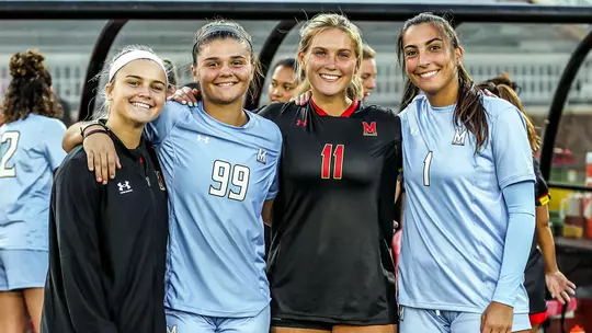 Brooke Weston with teammates