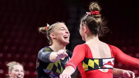 Victoria Gatzendorfer Maddie Komoroski
Maryland Terrapins Gymnastics Red vs. Black Meet at Xfinity Center in College Park, MD on Wednesday, Dec. 7, 2022.
Erin Tudryn/Maryland Terrapins