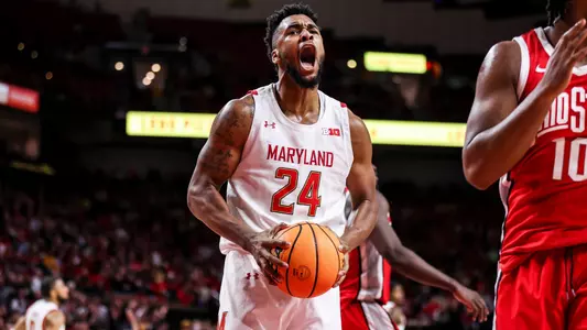 Forward Donta Scott (24)
Maryland Terrapins vs. Ohio State at Xfinity Center in College Park, MD on Sunday, Jan. 8, 2023.
Chris Lyons/Maryland Terrapins