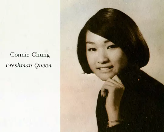 Connie Chung was the 1965 Freshman Queen