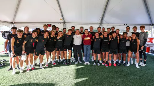 Robbie Rogers with the 2023 Maryland Men's Soccer Team