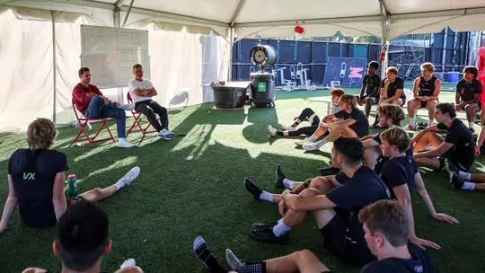 Robbie Rogers with the 2023 Maryland Men's Soccer Team