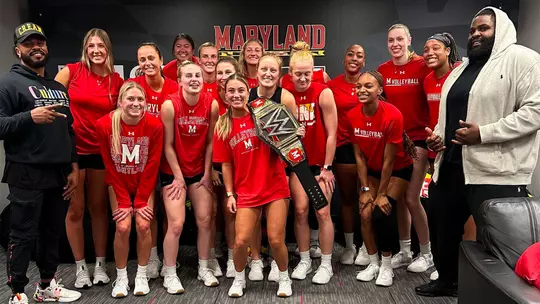 Maryland volleyball with Ashante 'Thee' Adonis and Odyssey Jones