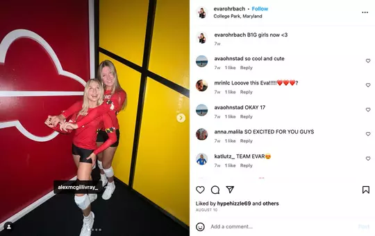 Eva Rohrbach Instagram Post