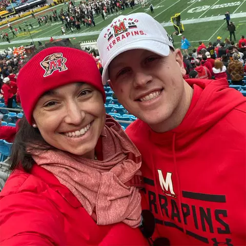 Andy Magee with his wife