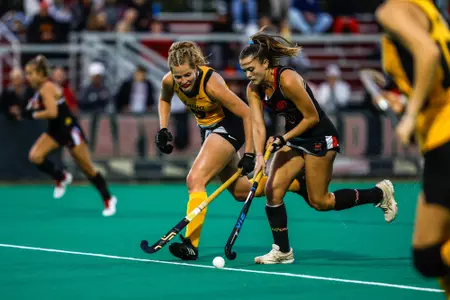Hope Rose competing with No. 5 Iowa