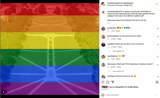 univofmaryland Instagram post