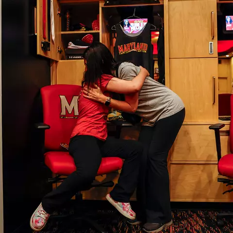 Maryland Women's Basketball and Sophie