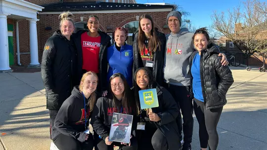 Be The Match Drive with Maryland's volleyball team
