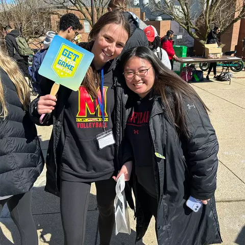 Be The Match Drive with Maryland's volleyball team