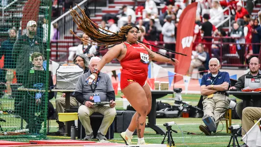 Jayla Bynum at Big Ten Indoor Championships