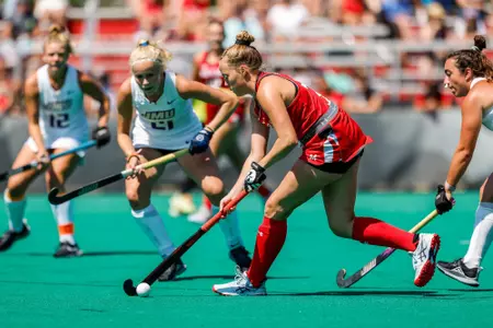 Midfielder Carly Hynd (3)
Exhibition vs. JMU at Maryland Field Hockey Complex in College Park, MD on Saturday, Aug. 19, 2023.
Chris Lyons/Maryland Terrapins