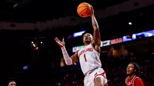 Guard Jahmir Young (1)
Maryland Men's Basketball vs. Nicholls State at Xfinity Center in College park , MD on Tuesday, Dec. 19, 2023.
Chris Lyons/ Maryland Athletics