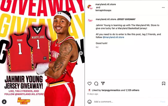 Jahmir Young NIL Store Offer