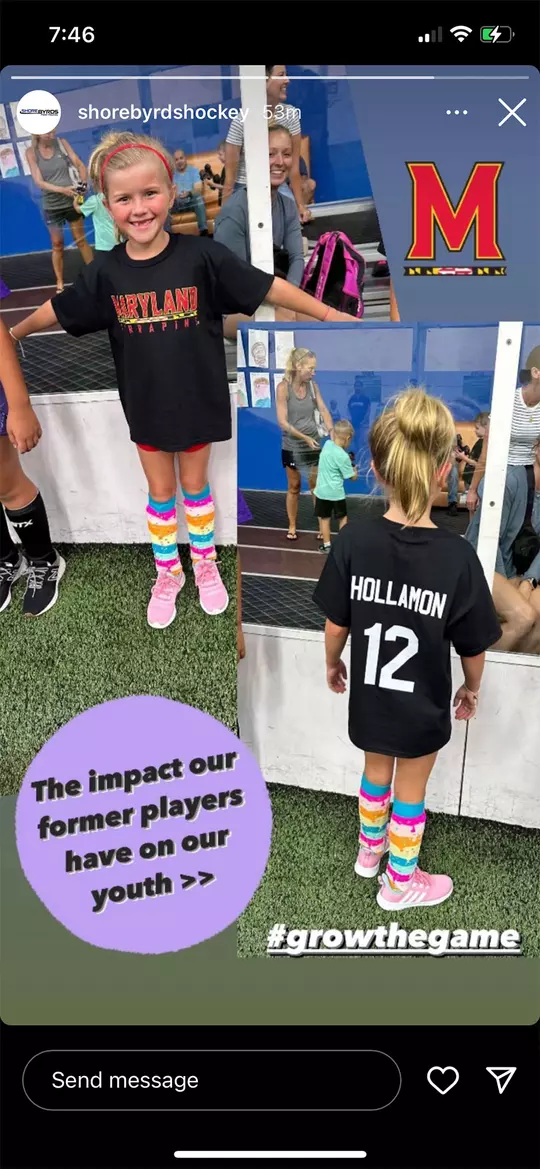 Josie Holloman fan with custom t-shirt