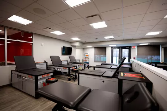 Maryland Women’s Lacrosse facility tours at the Field Hockey and Lacross Complex in College Park, MD on Thursday, Dec. 7, 2023.
