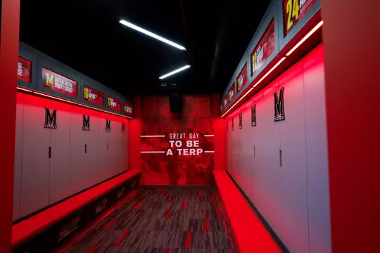 Maryland Women’s Lacrosse facility tours at the Field Hockey and Lacross Complex in College Park, MD on Thursday, Dec. 7, 2023.