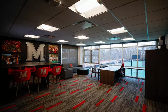 Maryland Field Hockey facility tours at the Field Hockey and Lacross Complex in College Park, MD on Thursday, Dec. 7, 2023.