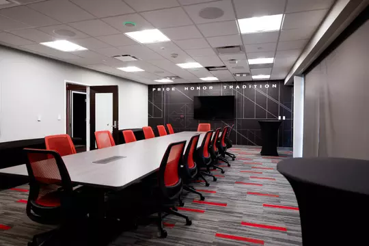 Maryland Women’s Lacrosse facility tours at the Field Hockey and Lacross Complex in College Park, MD on Thursday, Dec. 7, 2023.
