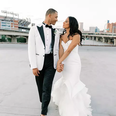 Matt Robinson with his wife