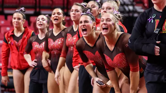 Sierra Kondo Taylor Rech
Gymnastics 2023, Minnesota, Cystic Fibrosis Dedication Game, MSU Dedication Game, red leos
at Xfinity Center in College Park, MD on Sunday, Feb. 19, 2023.
Erin Tudryn/Maryland Terrapins