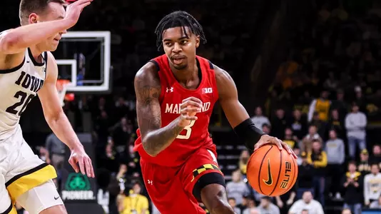 Guard Hakim Hart (13)
Maryland Terrapins at University of Iowa at Carver Hawkeye Arena in Iowa City, IA on Sunday, Jan. 15, 2023.
Chris Lyons/Maryland Terrapins