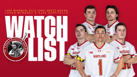 Maryland Men's Lacrosse Tewarraton Watch List members