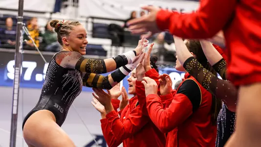 Victoria Gatzendorfer
Gymnastics at GW with Towson, W&M at Charles E. Smith Center in Washington, District of Columbia on Friday, Mar. 10, 2023.
Erin Tudryn/Maryland Terrapins