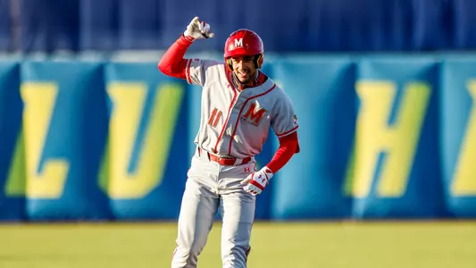 Outfielder Elijah Lambros (11)
Maryland Baseball at University of Delaware at Bob Hannah Stadium in Newark, DE on Wednesday, Mar. 15, 2023.
Maryland Terrapins