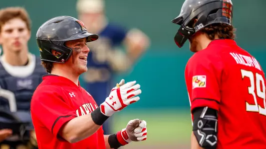 Infielder Kevin Keister (8)
Maryland Baseball vs George Washington at Bob "Turtle" Smith Stadium in College Park, MD on Tuesday, Mar. 21, 2023.
Chris Lyons/Maryland Terrapins