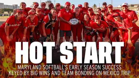 Hot Start for Maryland Softball