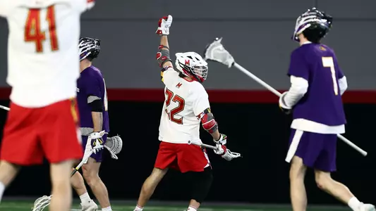 Jack Koras scoring a goal vs. Albany in 2022