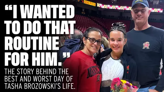 Tasha Brozowski: "I wanted to do that routine for him."
