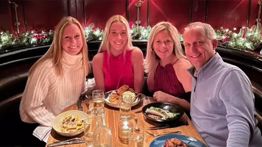 Maureen "Bean" Scott Dupcak with her family