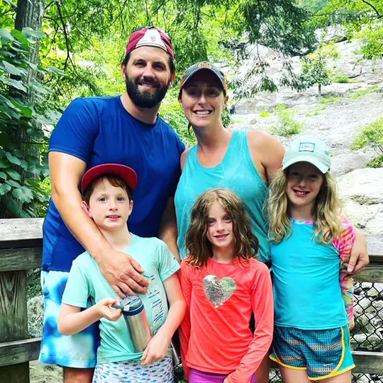 Andrew and Lindsay Crummey with their children