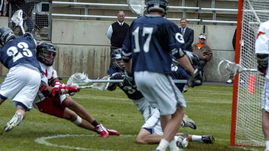 Andrew Schwartzman scores the game-winner vs. Georgetown in the 2005 NCAA Quarterfinals