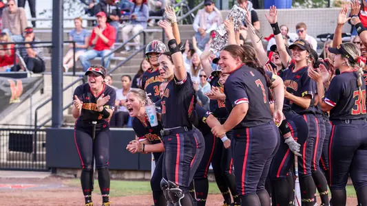 Softball Celebration vs Wisconsin