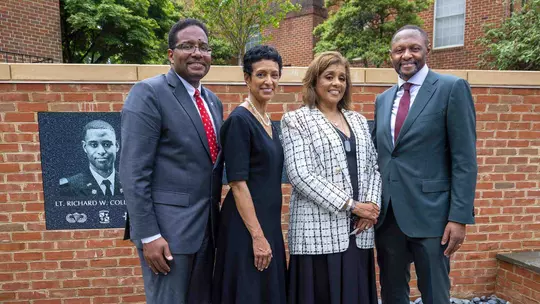 Lt. Richard Collins III Plaza Dedication in May 2022