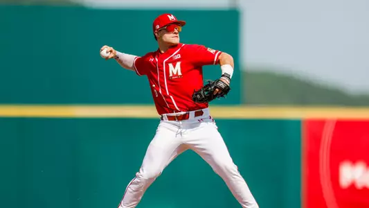 Infielder Matt Shaw (6)
Maryland Baseball at Penn State at Medlar Field at Lubrano Park in State College, PA on Thursday, May. 18, 2023.
Chris Lyons/Maryland Terrapins