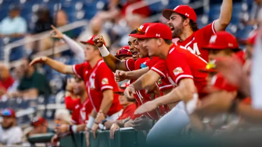 Maryland Baseball B1G Tournament Game 1 vs. Michigan State at Charles Schwab Field in Omaha, NE on Tuesday, May. 23, 2023.
Chris Lyons/Maryland Terrapins